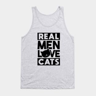 Real men love cats Tank Top